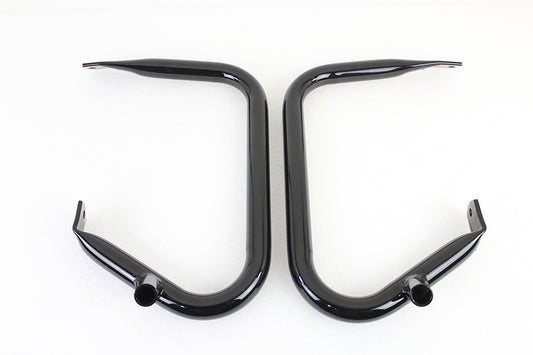 HARLEY Black Rear Buffalo Engine Bar Set fits 1997-2013 FLHT, 1997-2013 FLHR, 1997-2003 FLTR, 1997-2008 FLHX,