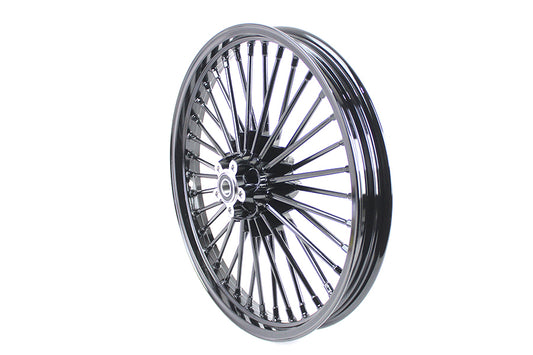 HARLEY 21 inch x 2.15 inch Front Spoke Wheel Black Fits 2008-UP FXST, 2008-UP FXST,