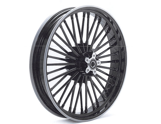 HARLEY Front 21 inch x 3.15 inch Duro 36 Fat Spoke Matte Black Whee Fits 1986-2008 FLT, 2000-2008