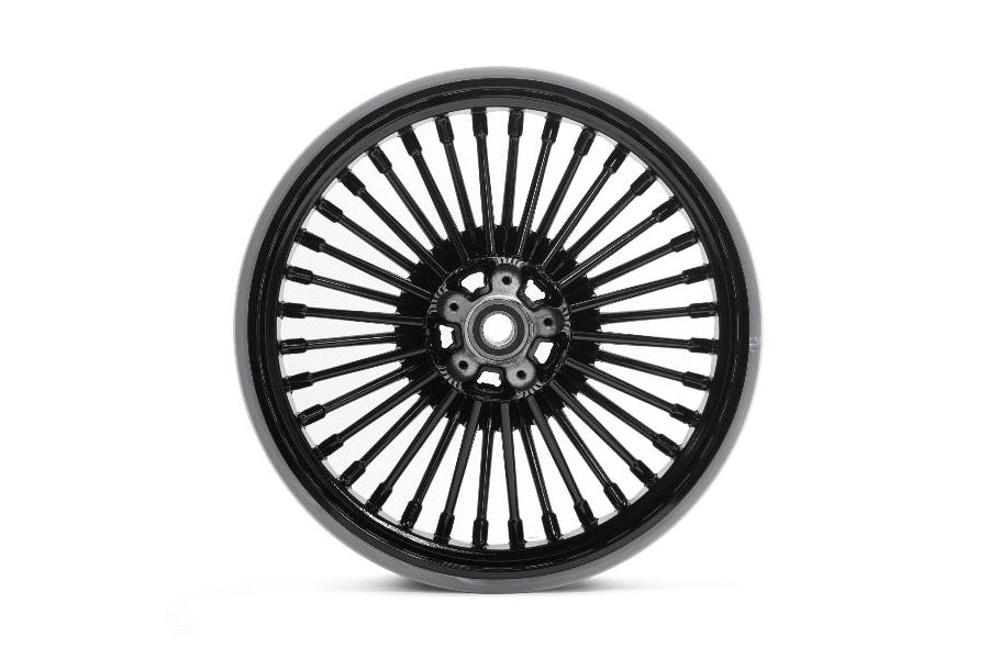 HARLEY Front 16 inch x 3.5 inch Duro 36 Fat Spoke Matte Black Wheel fits 1984-1999 FLT,