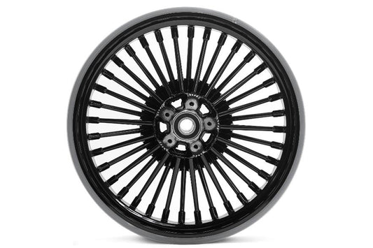 HARLEY Rear 16 inch x 3.5 inch Duro 36 Fat Spoke Matte Black Wheel fits 2006-2009 FXD, 2005-2007 FLT, 2005-2007 XL, 2000-2008 FXST,
