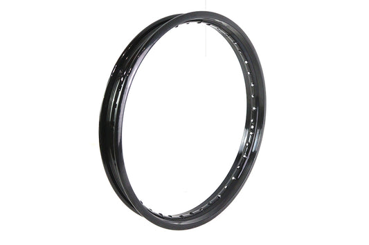 HARLEY 21 inch X 1.85 inch Rolled Edge Rim Black Fits 0- Custom, application for front fitment
