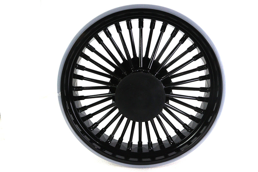 HARLEY Front 16 inch x 3.5 inch Duro 36 Fat Spoke Matte Black Wheel fits 2000-2007 FLT,