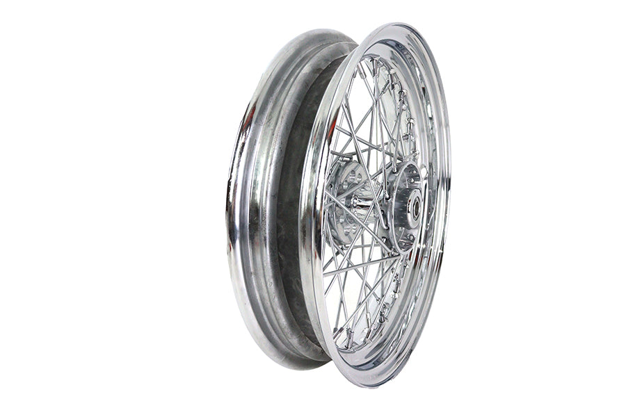 HARLEY 16 inch x 3.00 inch Replica Rear Spoke Wheel fits 1936-1940 EL, Front or Rear 1941-1966 FL, Front or Rear 1937-1948 UL, Front or Rear 1936-195