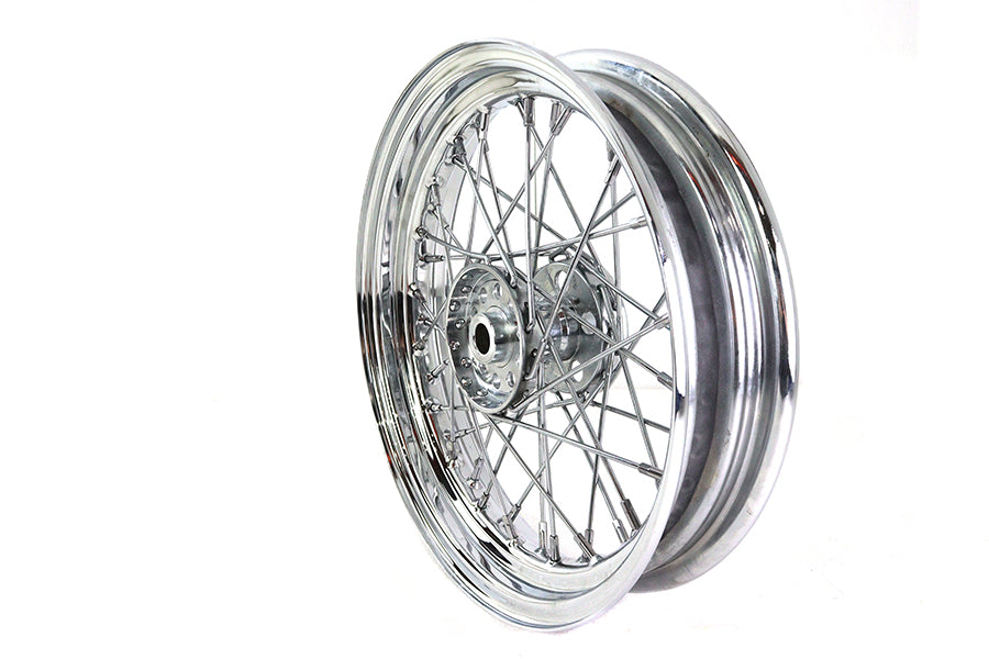 HARLEY 16 inch x 3.00 inch Replica Rear Spoke Wheel fits 1936-1940 EL, Front or Rear 1941-1966 FL, Front or Rear 1937-1948 UL, Front or Rear 1936-195