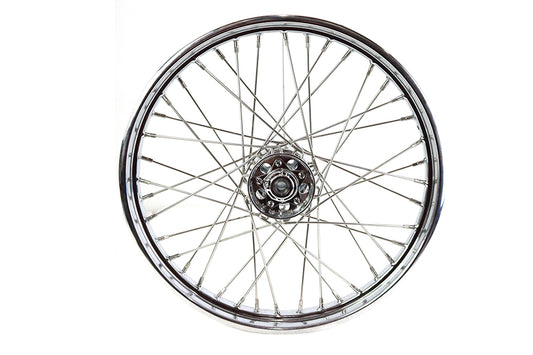 HARLEY 21 inch x 2.15 inch Front Spoke Wheel Fits 1936-1940 EL, 1941-1966 FL, 1937-1948 UL,