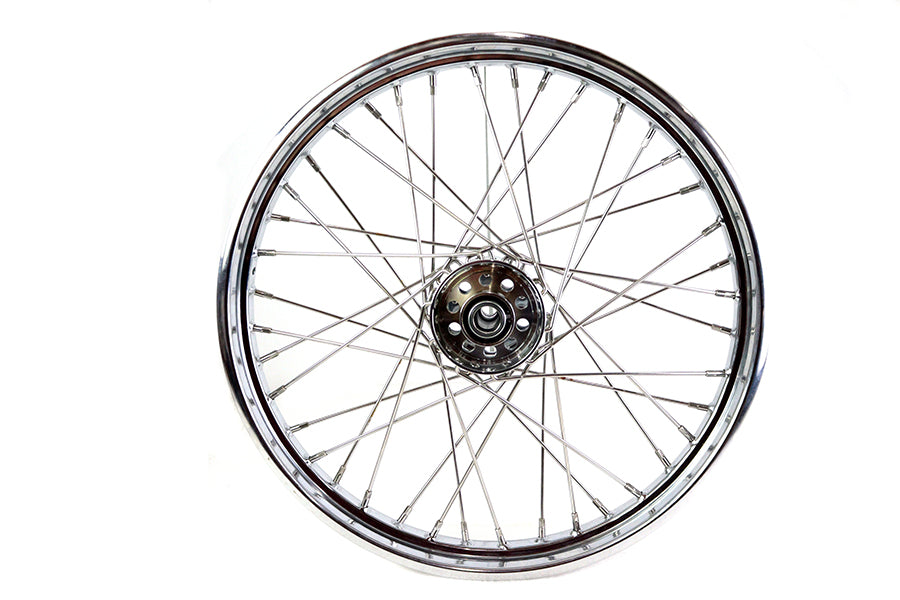 HARLEY 21 inch x 2.15 inch Front Spoke Wheel fits 1936-1940 EL, 1941-1966 FL, 1937-1948 UL,