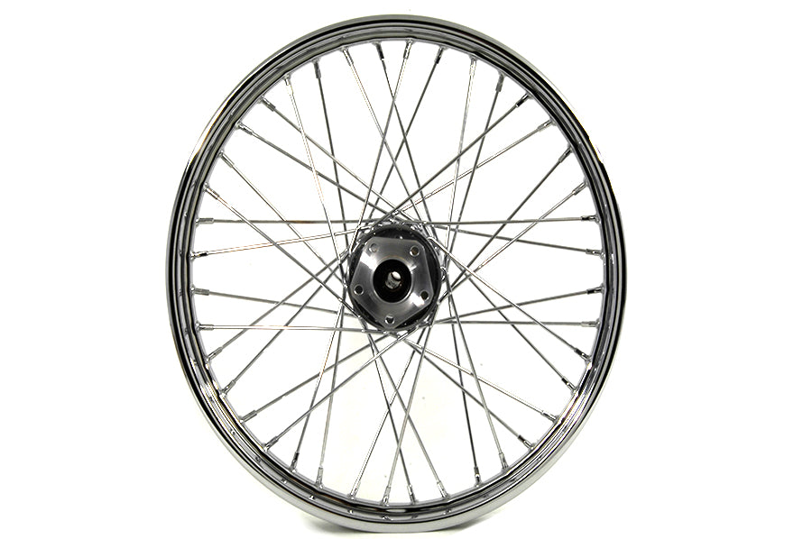 HARLEY 21 inch x 2.15 inch Front Spoke Wheel fits 1984-1985 FXWG, 1984-1995 FXST, 1991-1995 FXDWG,