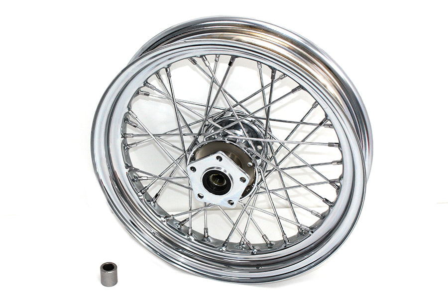 HARLEY 16 inch x 3.00 inch Front Spoke Wheel fits 1984-1985 FXWG, 1984-1995 FXST, 1991-1995 FXDWG,