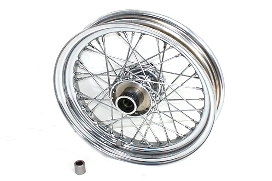 HARLEY 16 inch x 3.00 inch Front Spoke Wheel fits 1984-1985 FXWG, 1984-1995 FXST, 1991-1995 FXDWG,