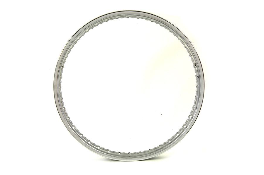 HARLEY 21 inch x 1.85 inch Rolled Edge Front Wheel Rim Chrome fits 0- Custom, application for rear application