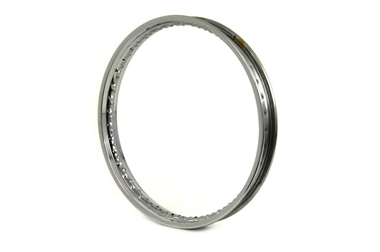 HARLEY 21 inch x 1.85 inch Rolled Edge Front Wheel Rim Chrome fits 0- Custom, application for rear application