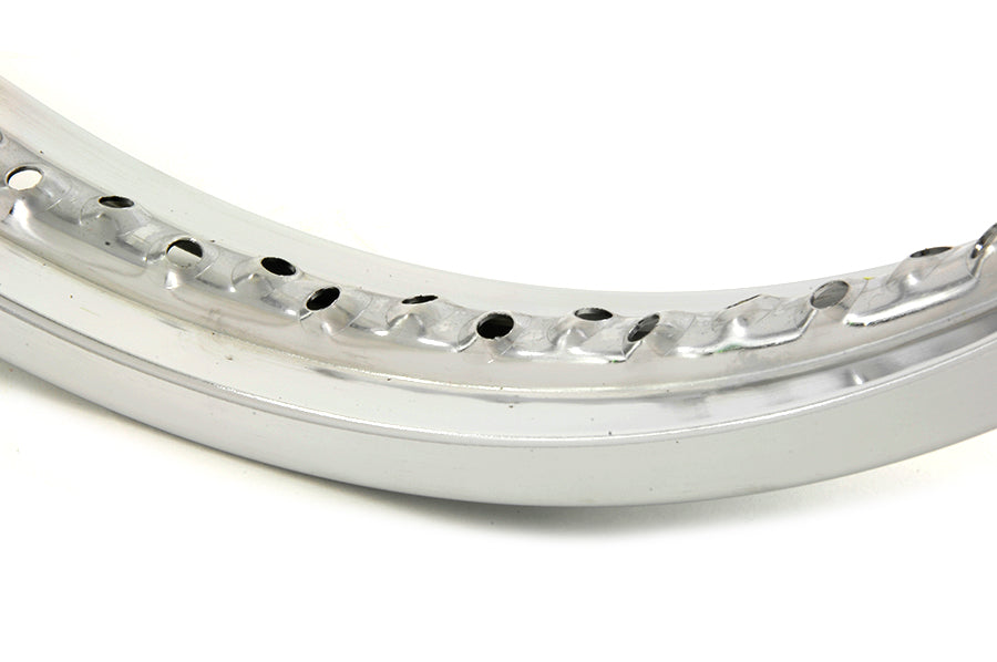 HARLEY 21 inch x 1.85 inch Rolled Edge Front Wheel Rim Chrome fits 0- Custom, application for rear application
