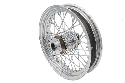 HARLEY 16 inch x 3.00 inch Rear Spoke Wheel Chrome Fits 1986-1994 FXR, 1986-1994 FXRS, 1986-1996