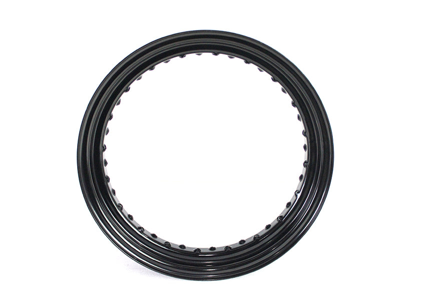 HARLEY Kelsey Hayes Replica 16 inch x 3.00 inch Wheel Rim Black fits 0- Custom, application for front or rear