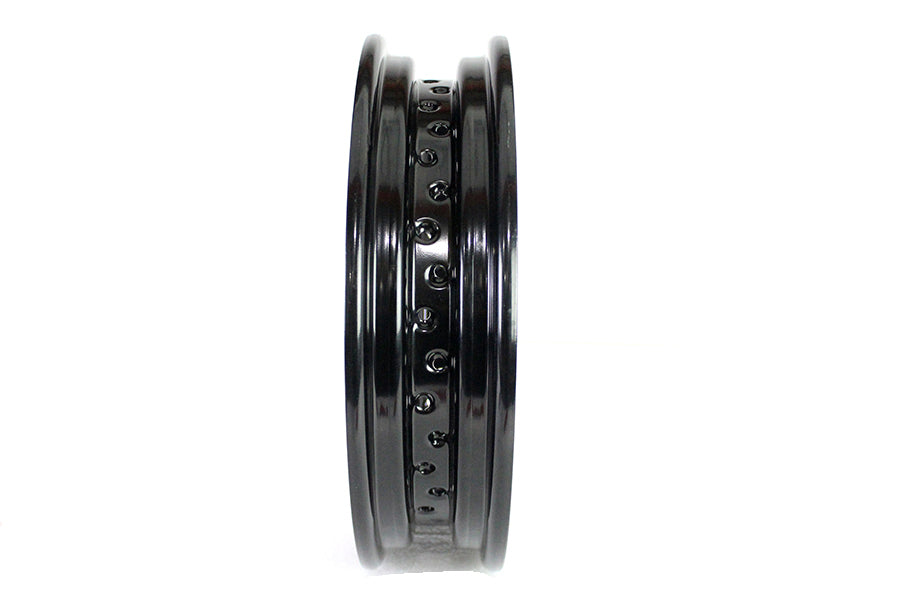HARLEY Kelsey Hayes Replica 16 inch x 3.00 inch Wheel Rim Black fits 0- Custom, application for front or rear