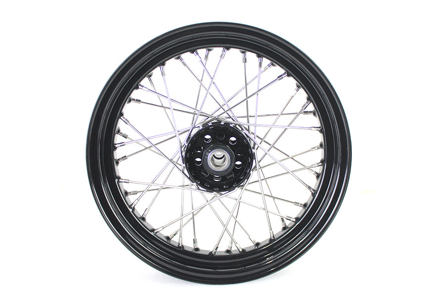HARLEY 16 inch x 3.00 inch KH Type Star Hub Wheel Black fits 1948-1962 FL, 1936-1947 EL,