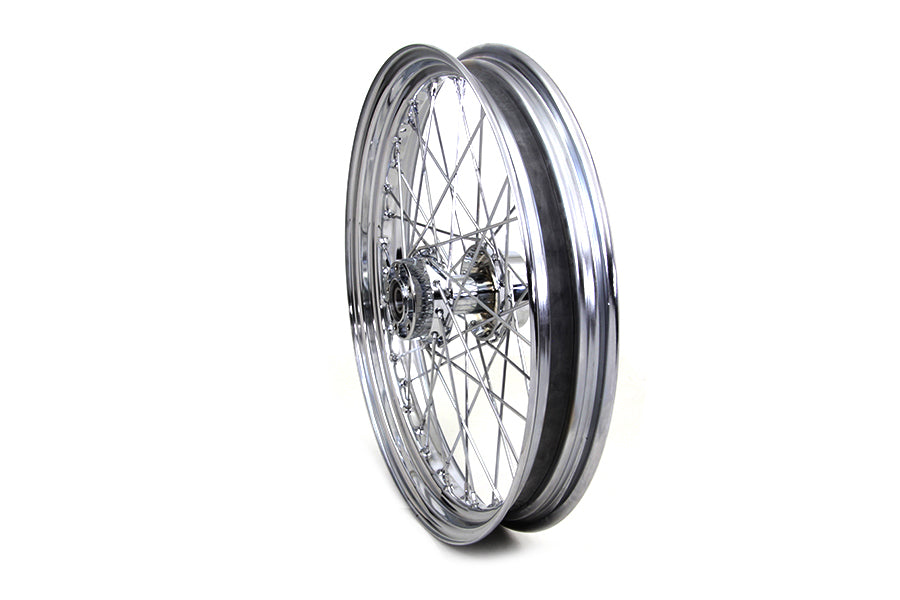 HARLEY 23 inch x 3.00 inch Front Spoke Wheel fits 2009-UP FLT, without ABS