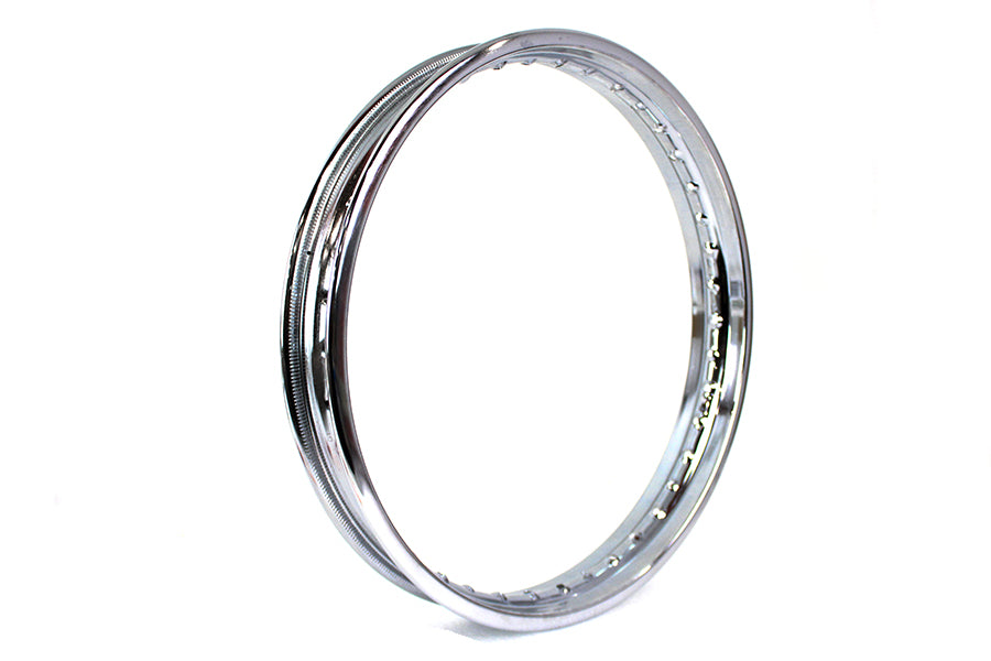 HARLEY 21 inch X 2.15 inch Rolled Edge Chrome Wheel Rim fits 0- All, models for front application
