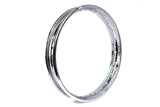 HARLEY 21 inch X 2.15 inch Rolled Edge Chrome Wheel Rim fits 0- All, models for front application
