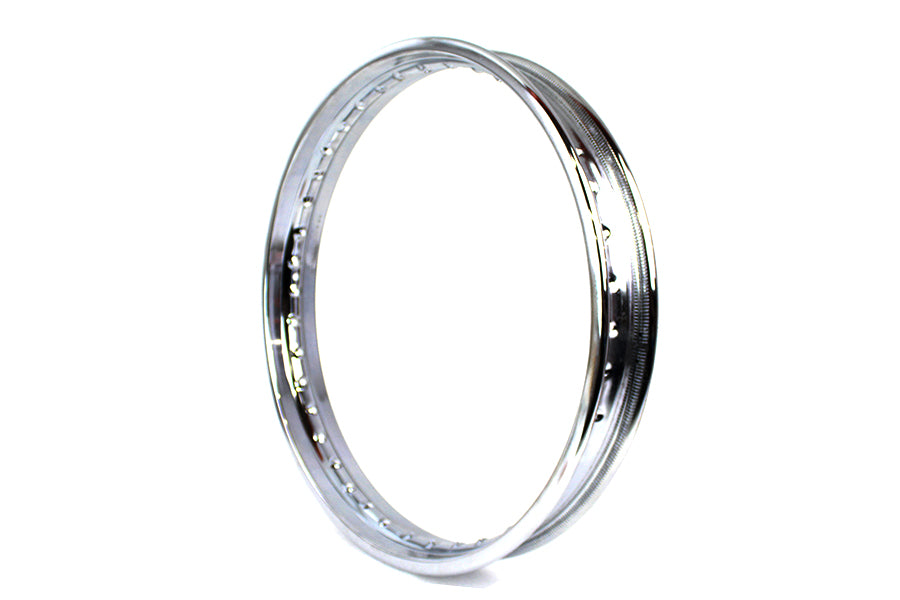 HARLEY 21 inch X 2.15 inch Rolled Edge Chrome Wheel Rim fits 0- All, models for front application