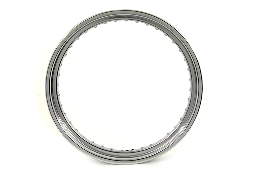 HARLEY 19 inch x 2.50 inch Rolled Edge Chrome Wheel Rim fits 0- All, models for front application