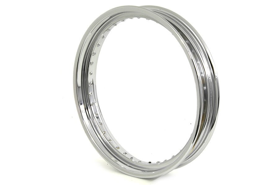 HARLEY 19 inch x 2.50 inch Rolled Edge Chrome Wheel Rim fits 0- All, models for front application