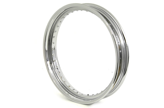 HARLEY 19 inch x 2.50 inch Rolled Edge Chrome Wheel Rim fits 0- All, models for front application