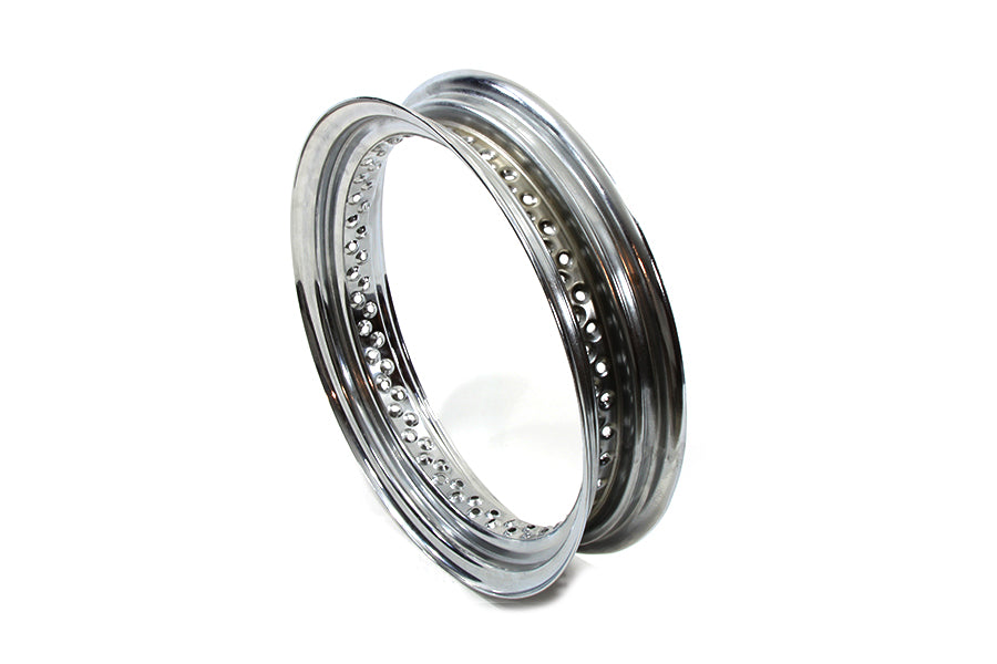 HARLEY 16 inch x 3.00 inch Drop Center Chrome Wheel Rim fits 0- Custom, application for front or rear fitment