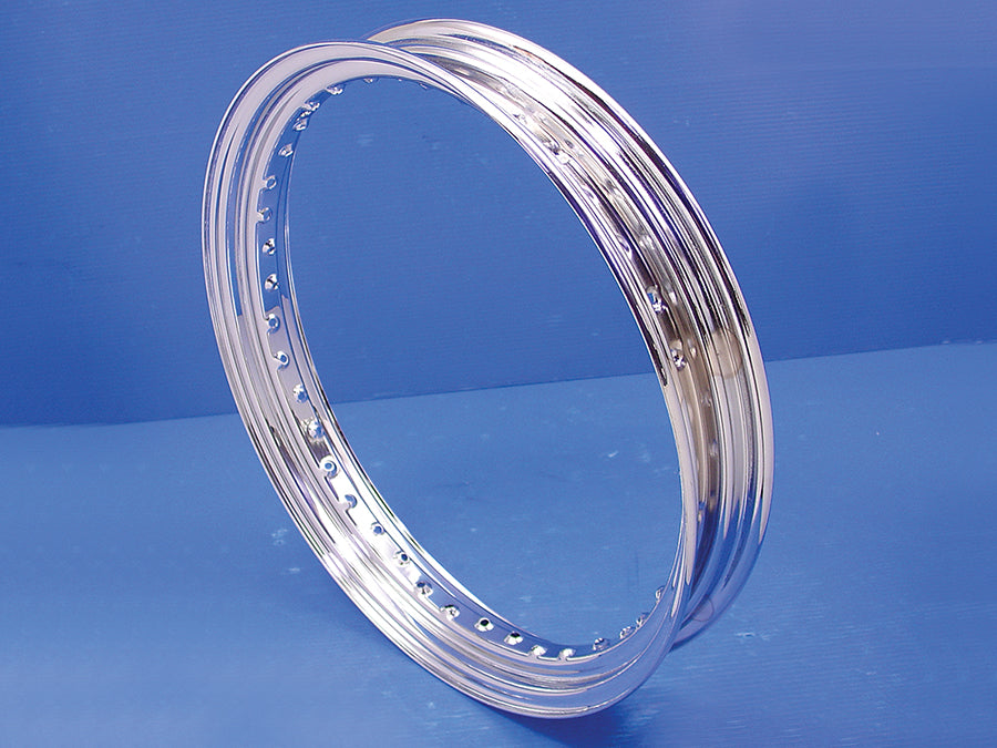 HARLEY 19 inch x 2.50 inch Drop Center Chrome Wheel Rim fits 0- All, models for front application