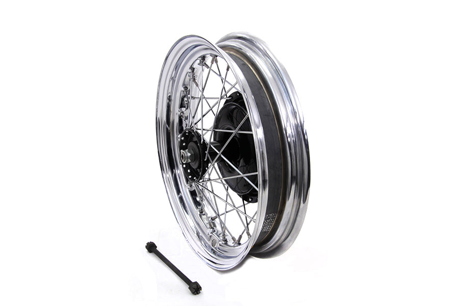 HARLEY 45 inch WL 16 inch x 3.00 inch Front Wheel Assembly fits 1937-1952 WL, 1937-1942 WLD, 1940-1945 WLA, 1942-1943 WLC,