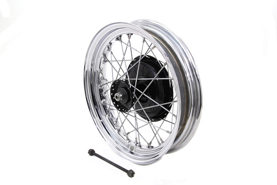 HARLEY 45 inch WL 16 inch x 3.00 inch Front Wheel Assembly fits 1937-1952 WL, 1937-1942 WLD, 1940-1945 WLA, 1942-1943 WLC,