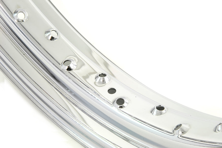 HARLEY 21 inch X 3.25 inch Drop Center Chrome Wheel Rim fits 0- All, models for front application