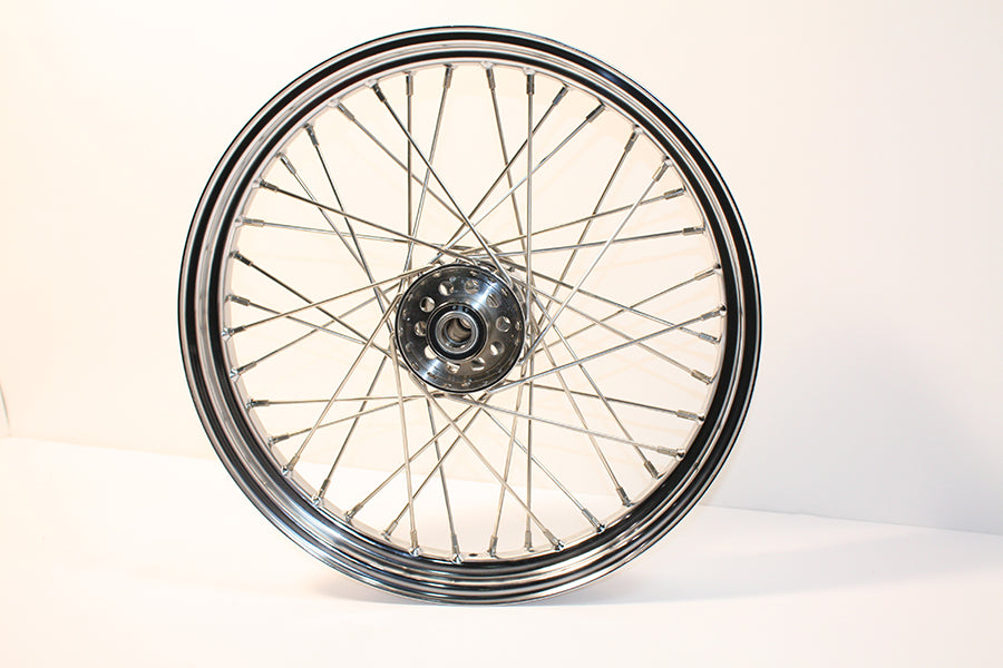 HARLEY 19 inch x 2.50 inch Replica Front or Rear Spoke Wheel fits 1936-1940 EL, 1941-1966 FL, 1937-1948 UL,