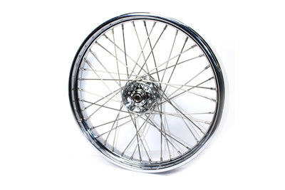HARLEY 21 inch x 2.15 inch Replica Front Spoke Wheel fits 1936-1940 EL, 1941-1966 FL, 1937-1948 UL,