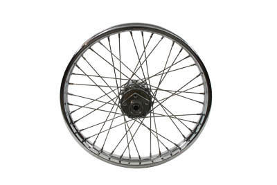HARLEY 21 inch x 1.85 inch Replica Front Spoke Wheel fits 1973-1984 FL, single disc applications