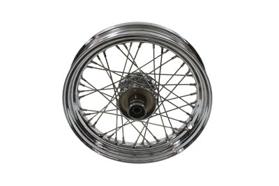 HARLEY 16 inch x 3.00 inch Replica Front Spoke Wheel Fits 0- Custom, application for 41mm fork tube