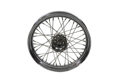 HARLEY 18 inch x 2.50 inch Rear Spoke Wheel Chrome Fits 1957-1978 XL, 1954-1956 K,