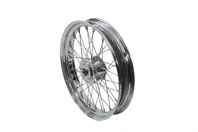 HARLEY Replica 21 inch x 3.25 inch Spoked Front Wheel fits 1984-1994 FXR, 1991-1999 FXD, 1984-1999 XL,