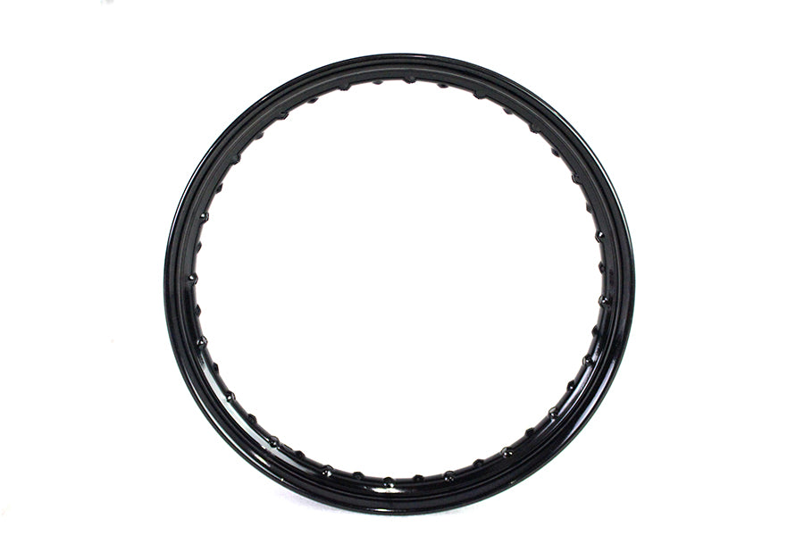 HARLEY KH Replica 18 inch x 2.15 inch Wheel Rim Black fits 1930-1952 WL,