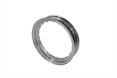 HARLEY Replica 16 inch X 3.00 inch Chrome Drop Center Wheel Rim fits 1937-1952 W, Front 1937-1942 WLD, Front 1940-1945 WLA, Front 1942-1943 WLC, Fron