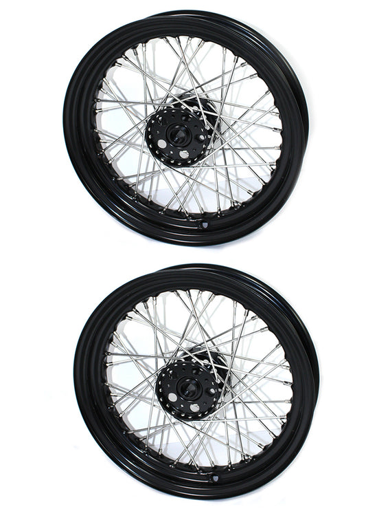 HARLEY 16 inch x 3.00 inch Servi-Car Rear Wheel Set Fits 1937-1950 G,