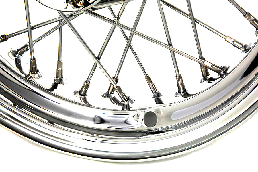 HARLEY 16 inch x 4.00 inch Rear Spoke Wheel fits 2000-2004 XL, 2000-2007 FXST, 2000-2007 FLST, 2000-2005 FXD, Standard 2000-2001 FLT,