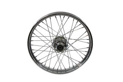 HARLEY 21 inch x 2.15 inch Replica Front Spoke Wheel fits 2000-2006 FXDWG, 2000-2006 FXST, 2000-2006 FXSTS,