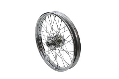 HARLEY 21 inch x 2.15 inch Replica Front Spoke Wheel fits 2000-2006 FXDWG, 2000-2006 FXST, 2000-2006 FXSTS,
