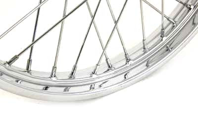 HARLEY 21 inch x 2.15 inch Replica Front Spoke Wheel fits 2000-2003 FXD, 2000-2007 XL,