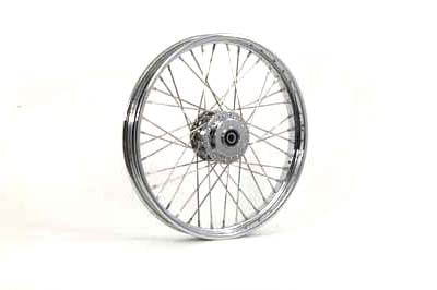 HARLEY 21 inch x 2.15 inch Replica Front Spoke Wheel Fits 2000-2007 XL, 2000-2003 FXD,