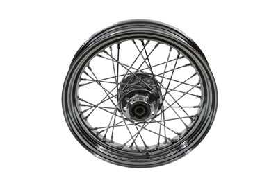 HARLEY 16 inch x 3.00 inch Replica Front Spoked Wheel Fits 2000-2011 FLSTS,