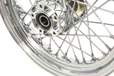 HARLEY 16 inch x 3.00 inch Front Spoke Wheel fits 2009-UP FLT, without ABS