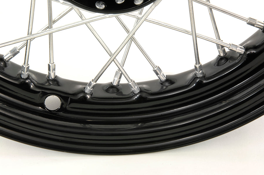 HARLEY 16 inch x 3.00 inch Front or Rear Spoke Wheel fits 1936-1940 EL, 1937-1940 UL, 1936-1940 WL, Rear only